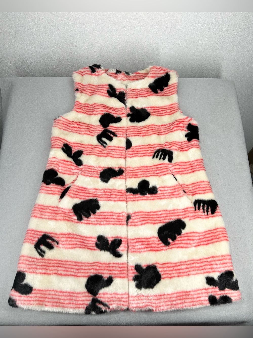 SHRIMPS Faux Fur Long Vest